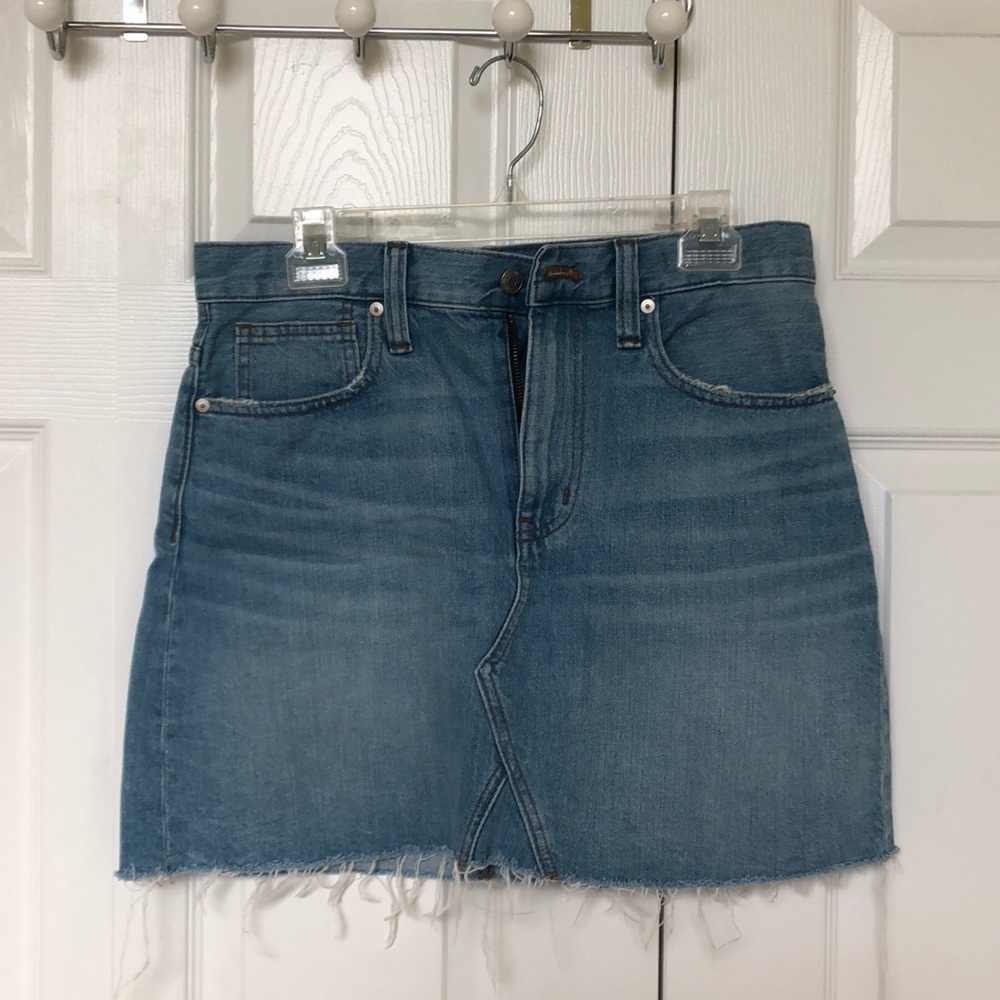 Madewell Light Jean Skirt
